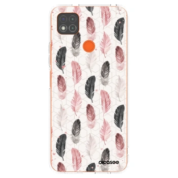Picasee Xiaomi Redmi 9C Hülle - Transparentes Silikon - Feder 2