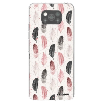 Picasee Xiaomi Poco X3 Hülle - Schwarzes Silikon - Feder 2