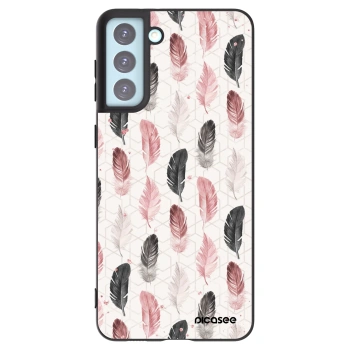 Picasee Samsung Galaxy S21+ 5G G996F Hülle - Schwarzes Silikon - Feder 2