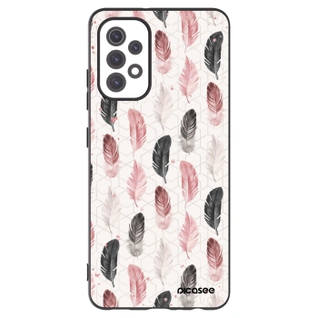 Picasee Samsung Galaxy A32 5G A326B Hülle - Schwarzes Silikon - Feder 2