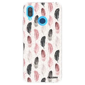 Picasee Huawei P20 Lite Hülle - Transparentes Silikon - Feder 2