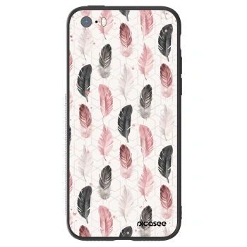 Hülle für Apple iPhone 5/5S/SE - Feder 2