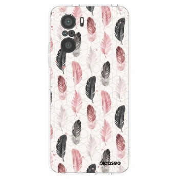 Picasee Xiaomi Poco F3 Hülle - Transparentes Silikon - Feder 2