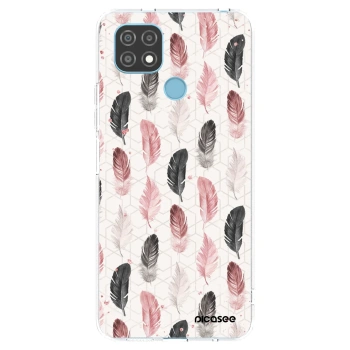 Picasee Realme C21 Hülle - Transparentes Silikon - Feder 2