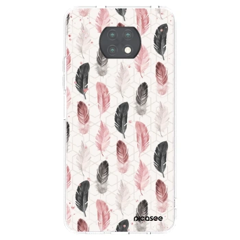 Picasee Xiaomi Redmi Note 9T Hülle - Transparentes Silikon - Feder 2