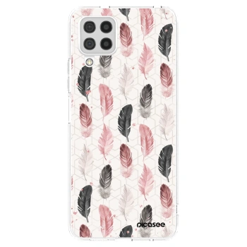 Picasee Samsung Galaxy A22 A225F 4G Hülle - Transparentes Silikon - Feder 2