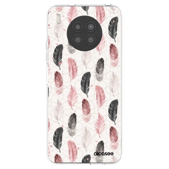 Picasee Huawei Nova 8i Hülle - Transparentes Silikon - Feder 2