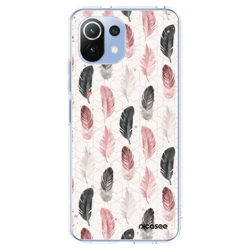 Picasee Xiaomi 11 Lite 5G NE Hülle - Transparentes Silikon - Feder 2