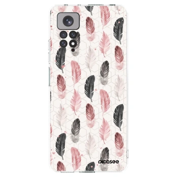 Picasee Xiaomi Redmi Note 11S 4G Hülle - Transparentes Silikon - Feder 2