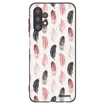 Picasee Samsung Galaxy A13 4G A135 Hülle - Schwarzes Silikon - Feder 2