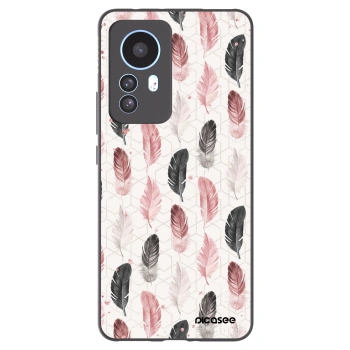 Picasee Xiaomi 12T Pro Hülle - Schwarzes Silikon - Feder 2