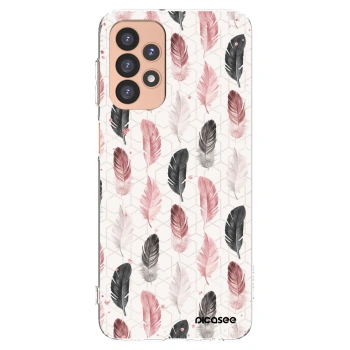 Picasee Samsung Galaxy A23 A236B 5G Hülle - Transparentes Silikon - Feder 2