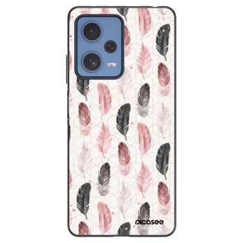 Picasee Xiaomi Redmi Note 12 Pro 5G Hülle - Schwarzes Silikon - Feder 2