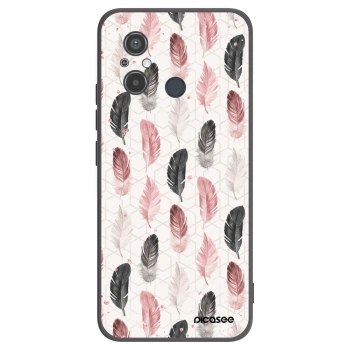 Picasee Xiaomi Redmi 12C Hülle - Schwarzes Silikon - Feder 2