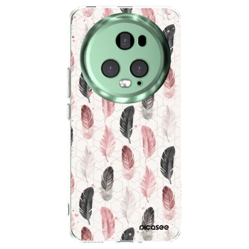 Picasee Honor Magic5 Pro Hülle - Transparentes Silikon - Feder 2