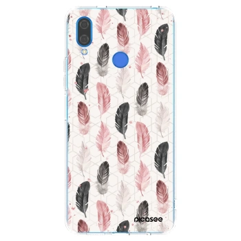 Picasee Huawei Nova 3 Hülle - Transparentes Silikon - Feder 2