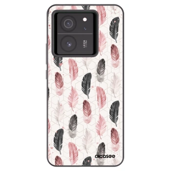 Picasee Xiaomi 13T Pro Hülle - Schwarzes Silikon - Feder 2
