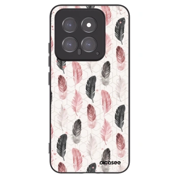 Picasee Xiaomi 14 Hülle - Schwarzes Silikon - Feder 2