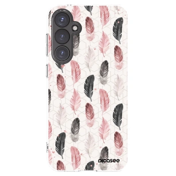 Picasee Samsung Galaxy S23 FE S711B Hülle - Transparentes Silikon - Feder 2