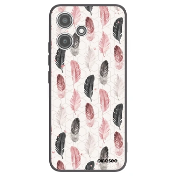 Picasee Xiaomi Redmi 12 5G Hülle - Schwarzes Silikon - Feder 2