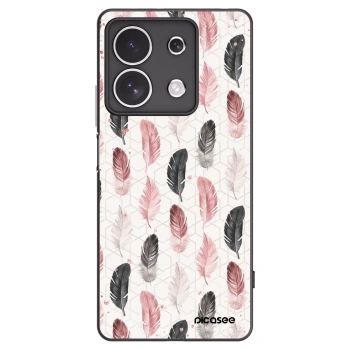 Picasee Xiaomi Redmi Note 13 4G Hülle - Schwarzes Silikon - Feder 2