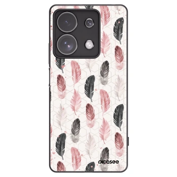 Picasee Xiaomi Redmi Note 13 Pro 4G Hülle - Schwarzes Silikon - Feder 2