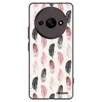 Picasee Xiaomi Redmi A3 Hülle - Schwarzes Silikon - Feder 2