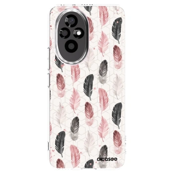 Picasee Honor 200 Pro 5G Hülle - Transparentes Silikon - Feder 2