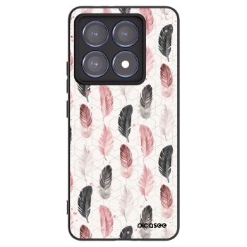 Picasee Xiaomi 14T Pro Hülle - Schwarzes Silikon - Feder 2