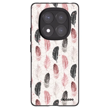 Picasee Xiaomi Redmi Note 14 Pro+ 5G Hülle - Schwarzes Silikon - Feder 2