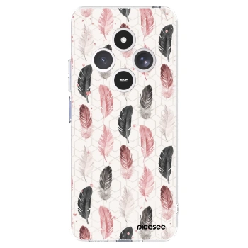 Picasee Xiaomi Redmi 14C Hülle - Transparentes Silikon - Feder 2