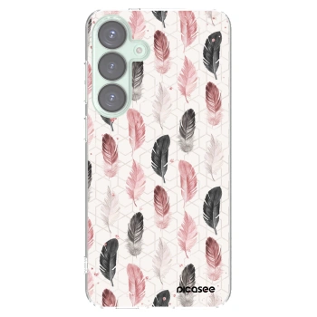 Picasee Samsung Galaxy S25+ 5G Hülle - Transparentes Silikon - Feder 2