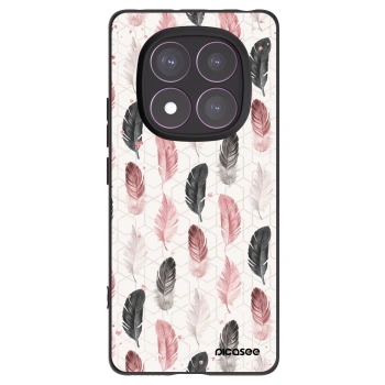 Picasee Xiaomi Redmi Note 14 Pro 4G Hülle - Schwarzes Silikon - Feder 2