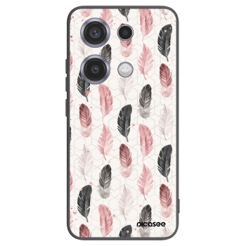 Picasee Xiaomi Redmi Note 14S Hülle - Schwarzes Silikon - Feder 2