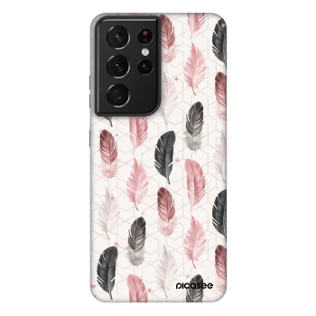 Picasee Fashion Case für Samsung Galaxy S21 Ultra 5G G998B - Feder 2