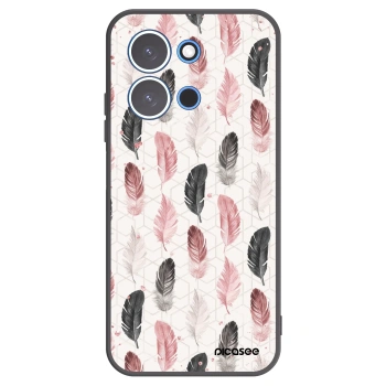 Picasee Xiaomi Redmi 15C 4G Hülle - Schwarzes Silikon - Feder 2
