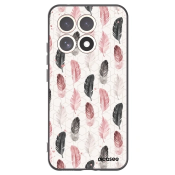 Picasee Xiaomi 15T Hülle - Schwarzes Silikon - Feder 2