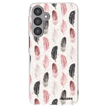 Picasee Samsung Galaxy A16 4G Hülle - Transparentes Silikon - Feder 2