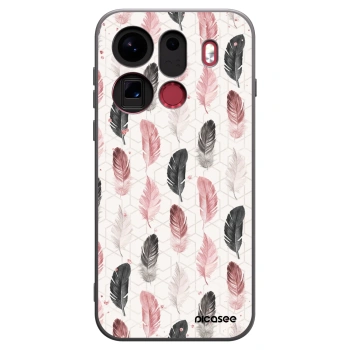Picasee OPPO Find X9 Pro Hülle - Schwarzes Silikon - Feder 2