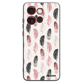 Picasee Motorola Edge 60 Neo 5G Hülle - Schwarzes Silikon - Feder 2