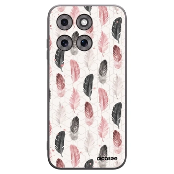 Picasee Motorola Moto G77 Hülle - Schwarzes Silikon - Feder 2