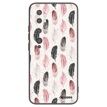 Picasee Xiaomi Mi Note 10 (Pro) Hülle - Schwarzes Silikon - Feder 2