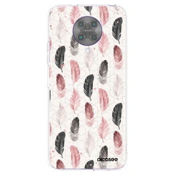 Picasee Xiaomi Poco F2 Pro Hülle - Transparentes Silikon - Feder 2