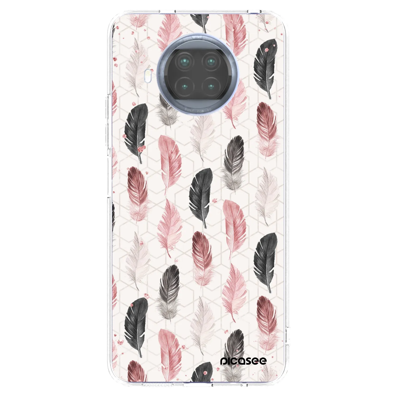 Picasee Xiaomi Mi 10T Lite Hülle - Transparentes Silikon - Feder 2