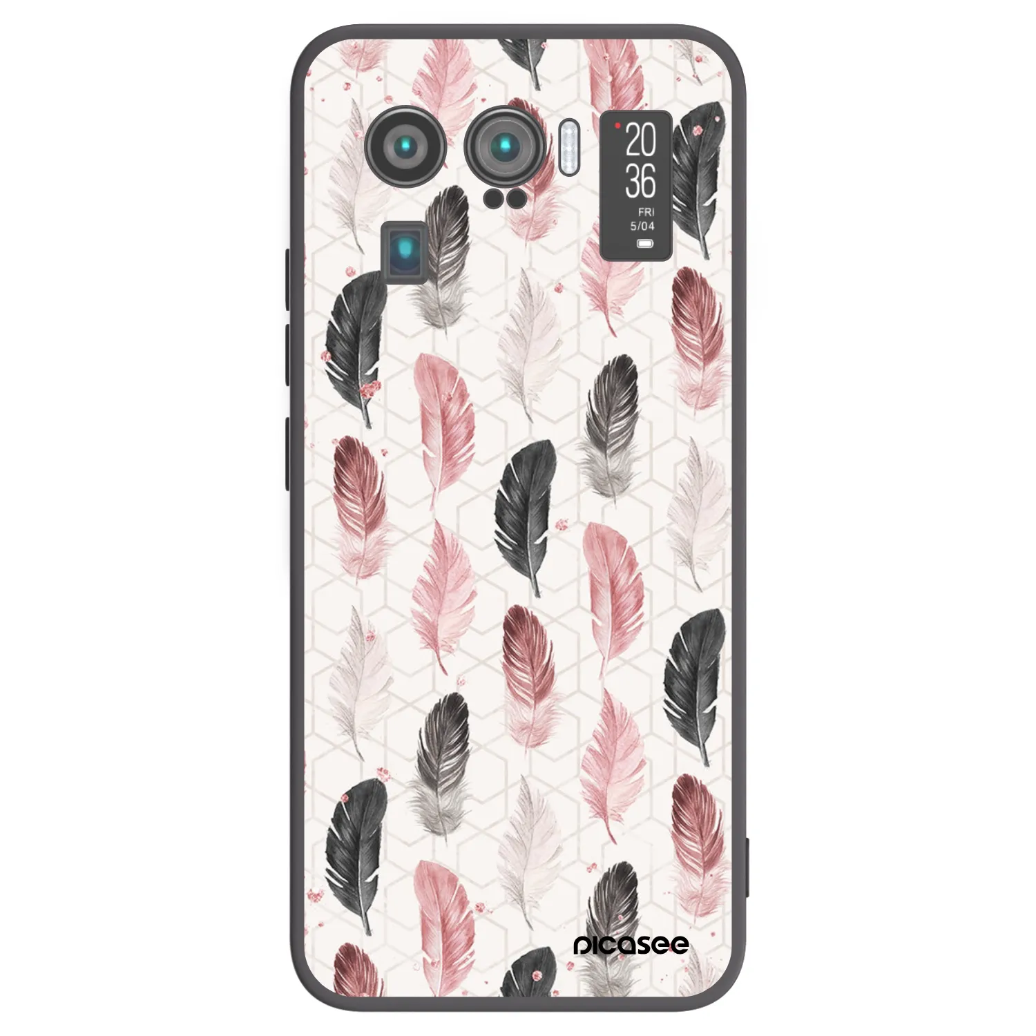 Picasee Xiaomi Mi 11 Ultra Hülle - Schwarzes Silikon - Feder 2