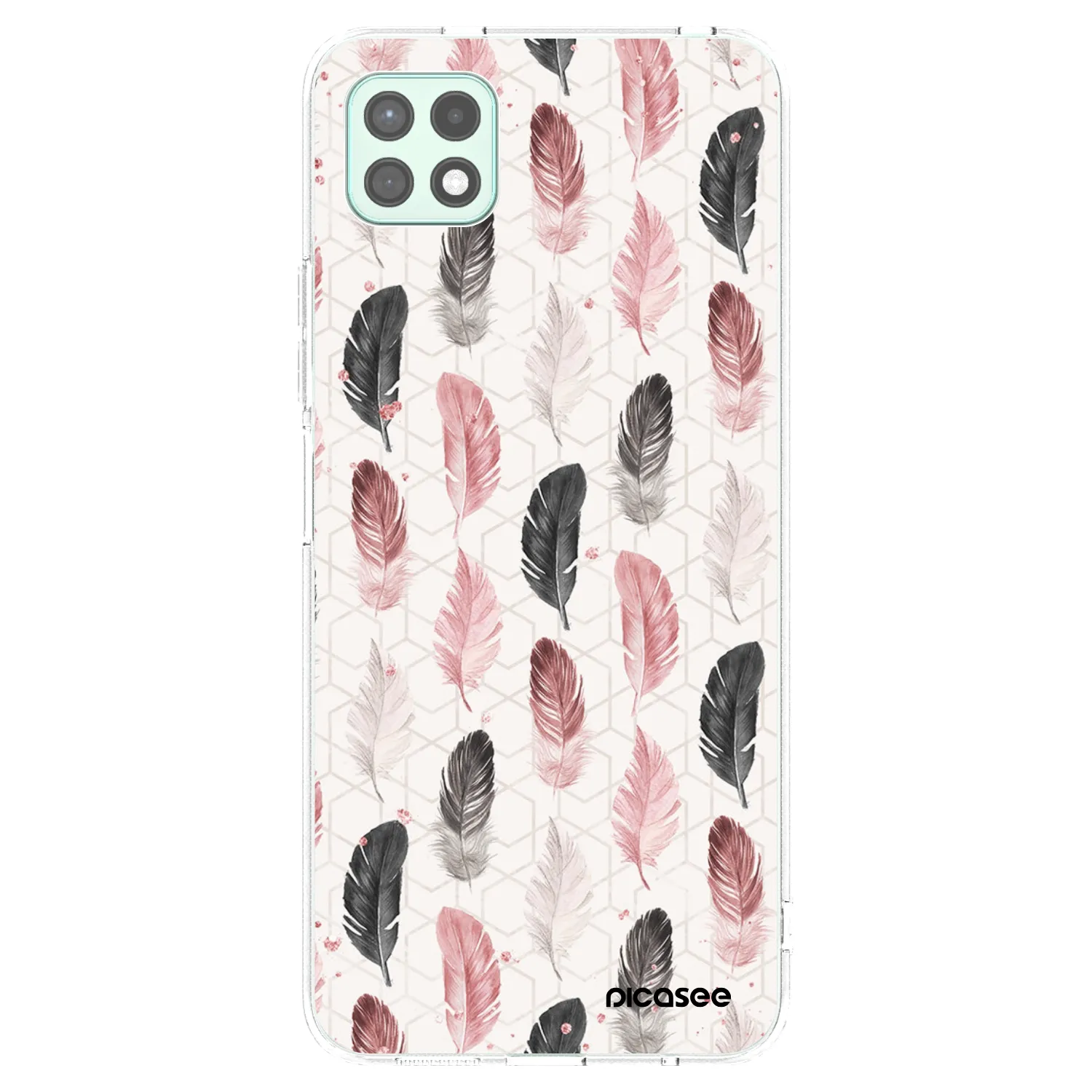 Picasee Samsung Galaxy A22 A226B 5G Hülle - Transparentes Silikon - Feder 2