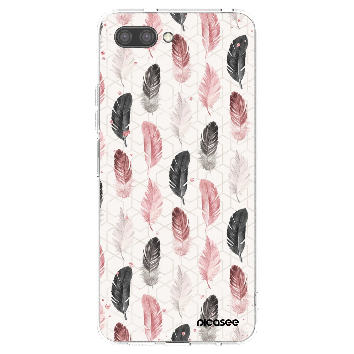 Picasee Honor 10 Hülle - Transparentes Silikon - Feder 2