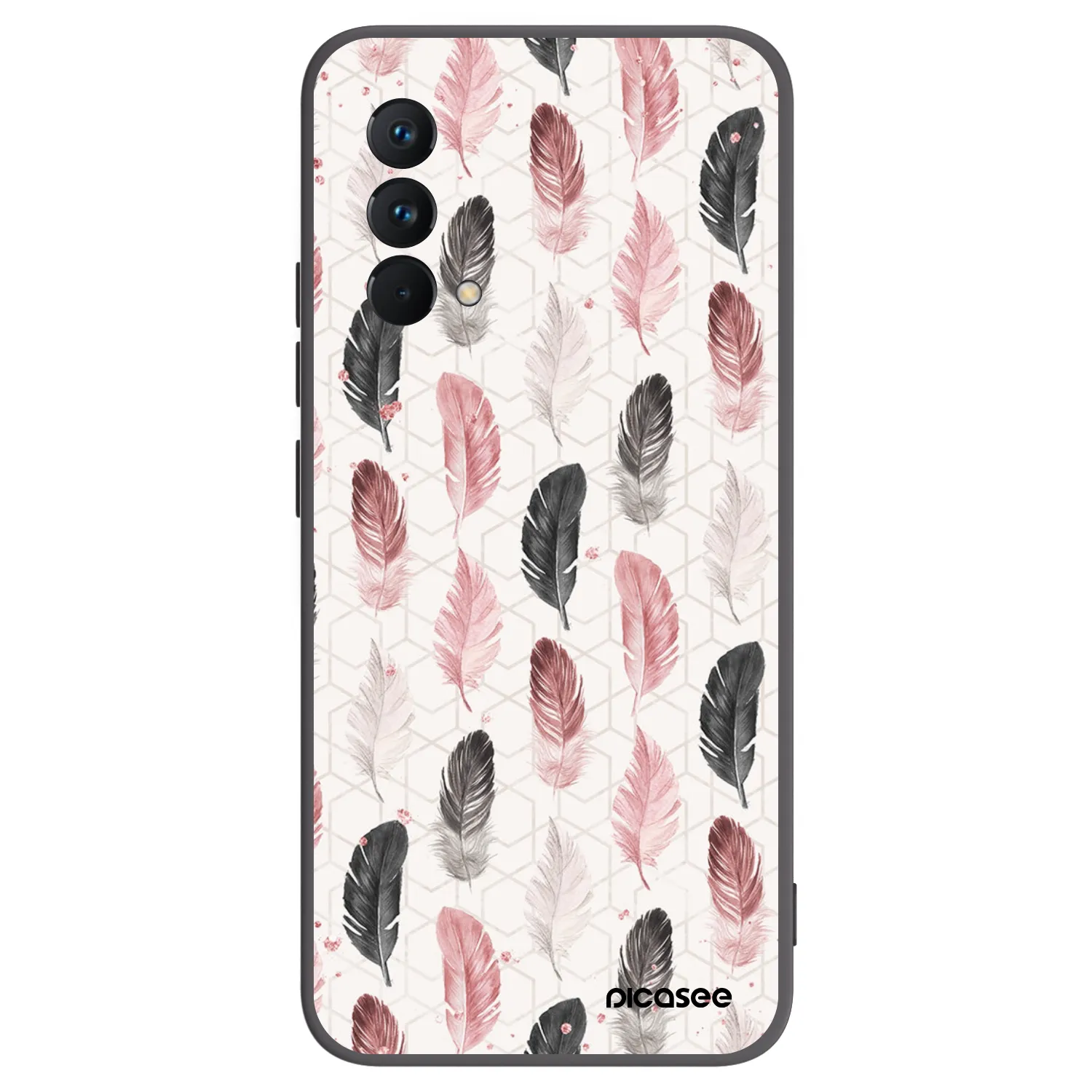 Picasee Realme GT Master Edition 5G Hülle - Schwarzes Silikon - Feder 2