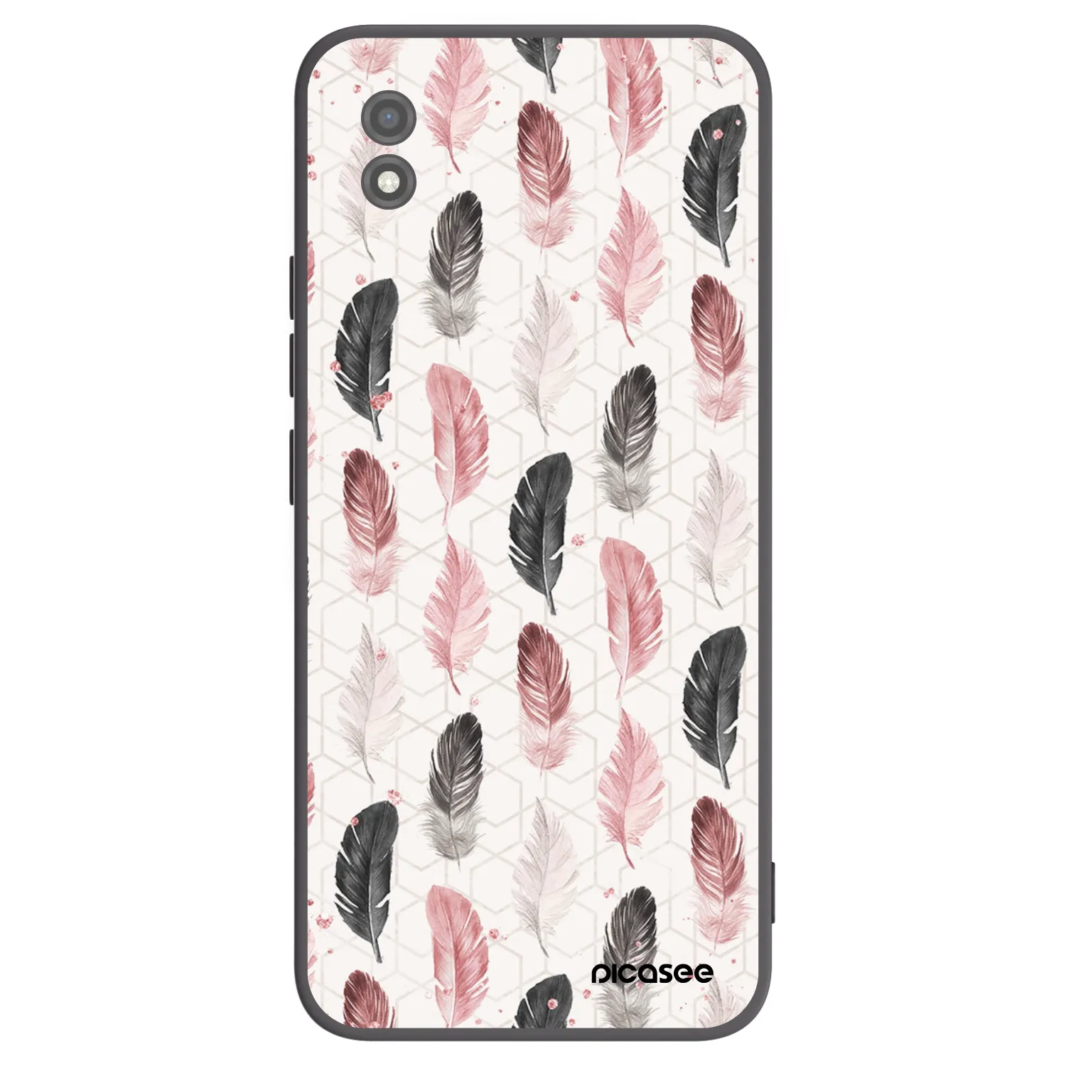 Picasee Realme C11 (2021) Hülle - Schwarzes Silikon - Feder 2