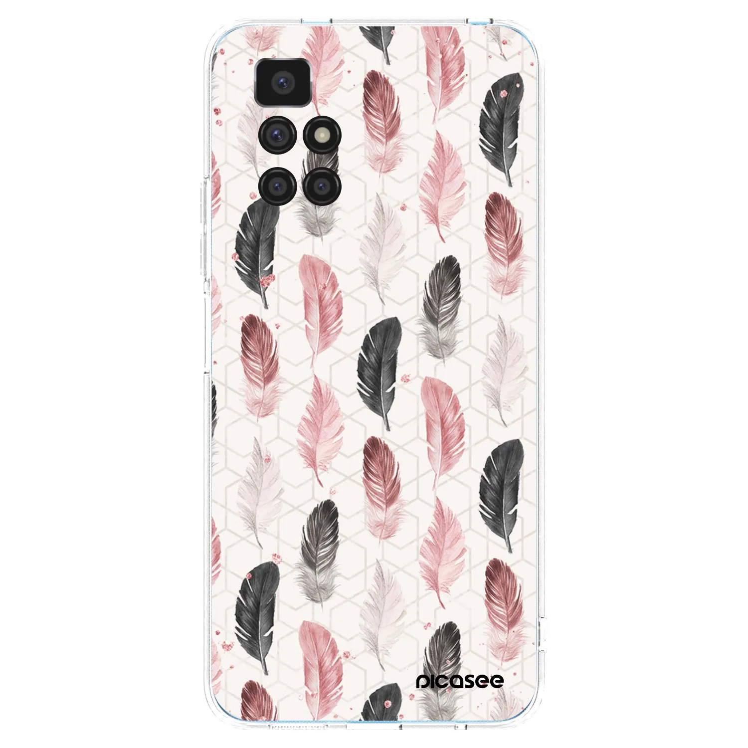 Picasee Xiaomi Redmi 10 (2022) Hülle - Transparentes Silikon - Feder 2